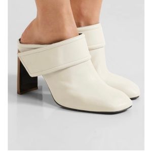 NWOT rag & bone NY made in Italy white mules, very chick size 27
